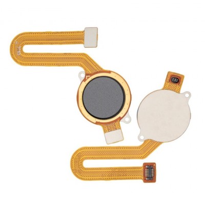 Fingerprint Sensor Flex Cable For Motorola Moto E40 Black By - Maxbhi Com