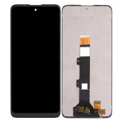 Lcd With Touch Screen For Motorola Moto E40 Black By - Maxbhi Com