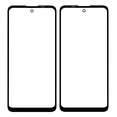 Replacement Front Glass For Motorola Moto E40 Black By - Maxbhi Com
