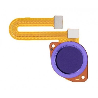 Fingerprint Sensor Flex Cable For Moto G9 Power Violet By - Maxbhi Com