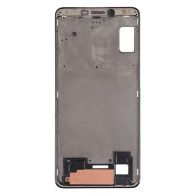 Lcd Frame Middle Chassis For Samsung Galaxy A9 2018 White By - Maxbhi Com