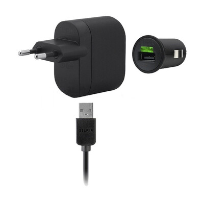 3 in 1 Charging Kit for Wiko Getaway with USB Wall Charger, Car Charger & USB Data Cable