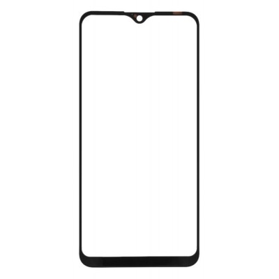Replacement Front Glass For Oppo K1 Black By - Maxbhi Com
