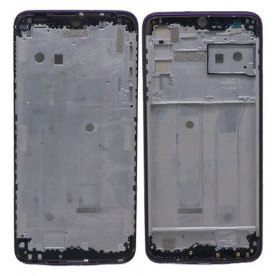 Lcd Frame Middle Chassis For Motorola One Macro Purple By - Maxbhi Com