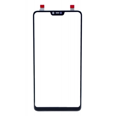 Replacement Front Glass For Oppo F7 Black By - Maxbhi Com