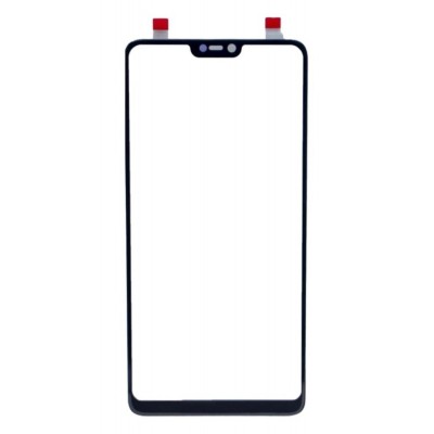 Replacement Front Glass For Oppo F7 Black By - Maxbhi Com