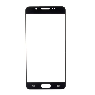 Replacement Front Glass For Samsung Galaxy A5 2016 Black By - Maxbhi Com