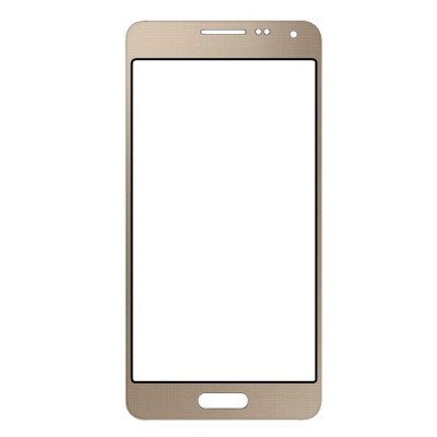 Replacement Front Glass For Samsung Galaxy Alfa Gold By - Maxbhi Com