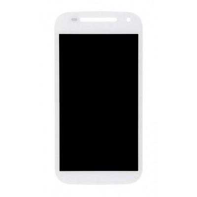 Lcd With Touch Screen For Moto E 2nd Gen 3g White By - Maxbhi Com
