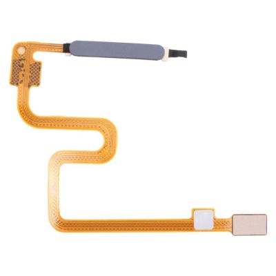 Fingerprint Sensor Flex Cable For Xiaomi Redmi Note 9 5g Black By - Maxbhi Com