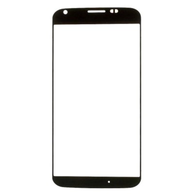 Replacement Front Glass For Motorola Moto X Black By - Maxbhi Com
