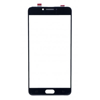 Replacement Front Glass For Samsung Galaxy C7 Pro Blue By - Maxbhi Com
