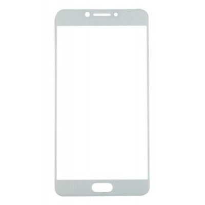 Replacement Front Glass For Samsung Galaxy C7 Pro White By - Maxbhi Com