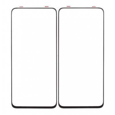 Replacement Front Glass for Samsung Galaxy A80 - Silver by Maxbhi.com