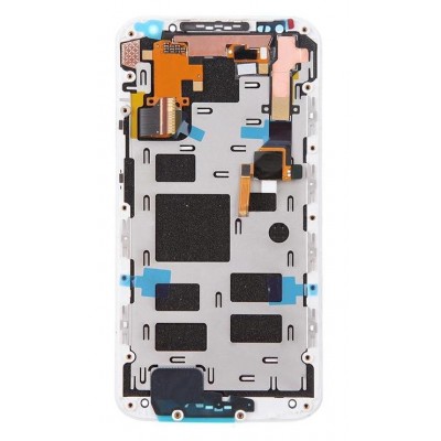 Lcd With Touch Screen For Motorola Moto X 2014 White By - Maxbhi Com