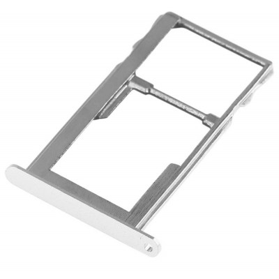 Sim Card Holder Tray For Lenovo K6 Note Silver - Maxbhi Com