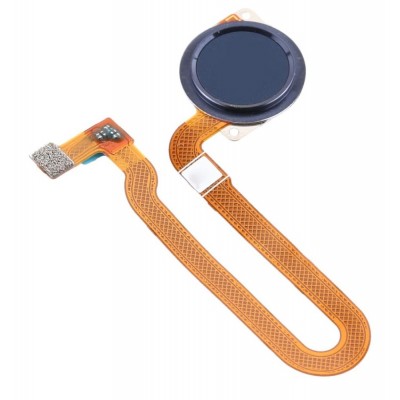 Fingerprint Sensor Flex Cable For Motorola One Action Blue By - Maxbhi Com