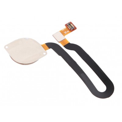 Fingerprint Sensor Flex Cable For Motorola One Action Blue By - Maxbhi Com