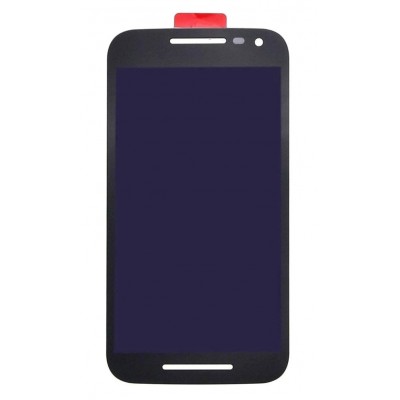 Lcd With Touch Screen For Motorola Moto G Turbo Edition Black By - Maxbhi Com