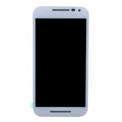 Lcd With Touch Screen For Motorola Moto G Turbo Edition White By - Maxbhi Com