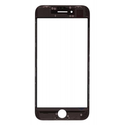 Replacement Front Glass For Apple Iphone 8 Black By - Maxbhi Com