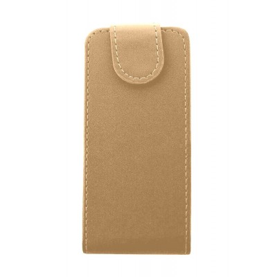 Flip Cover For Lava A5 Lf5000 Gold By - Maxbhi Com