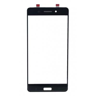 Replacement Front Glass For Nokia 6 Black By - Maxbhi Com