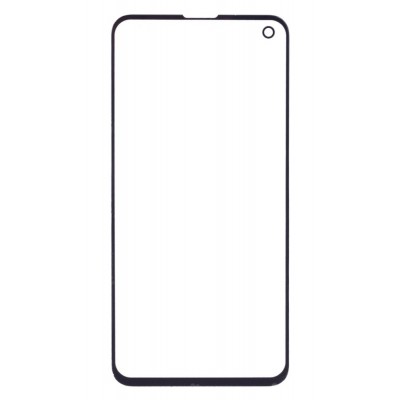 Replacement Front Glass For Samsung Galaxy S10e Black By - Maxbhi Com
