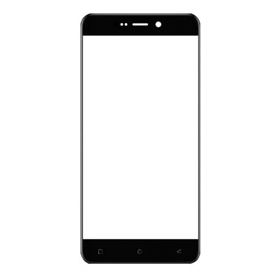 Replacement Front Glass For Gionee X1s Black By - Maxbhi Com