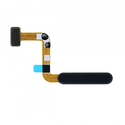 Fingerprint Sensor Flex Cable For Samsung Galaxy M32 Black By - Maxbhi Com