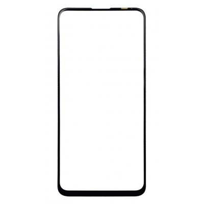Replacement Front Glass For Asus Zenfone 6 Zs630kl Black By - Maxbhi Com