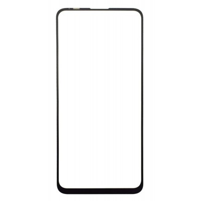 Replacement Front Glass For Asus Zenfone 6 Zs630kl Black By - Maxbhi Com