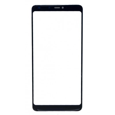 Replacement Front Glass For Panasonic Eluga Ray 600 Black By - Maxbhi Com