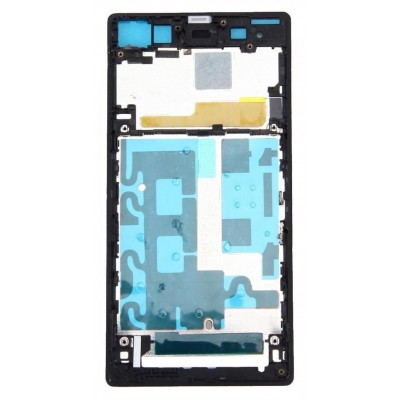 Lcd Frame Middle Chassis For Sony Xperia Z1 C6903 Black By - Maxbhi Com