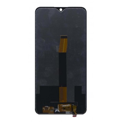 Lcd With Touch Screen For Lava Z93 White By - Maxbhi Com