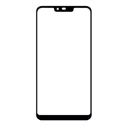 Replacement Front Glass For Huawei Honor 8c Black By - Maxbhi Com