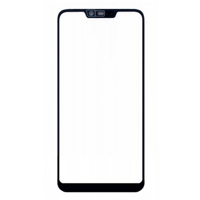 Replacement Front Glass For Huawei Honor 8c Blue By - Maxbhi Com