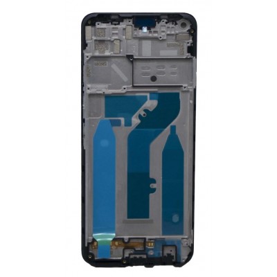 Lcd Frame Middle Chassis For Infinix Hot 10 Black By - Maxbhi Com