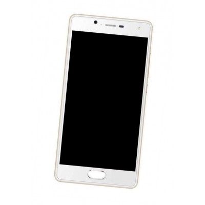 Lcd Frame Middle Chassis For Micromax Canvas Unite 4 Q427 White By - Maxbhi Com