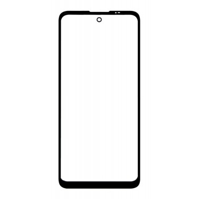 Replacement Front Glass For Motorola Moto E40 Black By - Maxbhi Com
