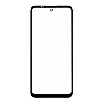 Replacement Front Glass For Motorola Moto E40 Black By - Maxbhi Com