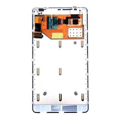 Lcd With Touch Screen For Nokia Lumia 800c Black By - Maxbhi Com