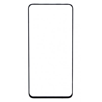 Replacement Front Glass For Oppo Reno 10x Zoom Black By - Maxbhi Com