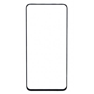 Replacement Front Glass For Oppo Reno 10x Zoom Black By - Maxbhi Com