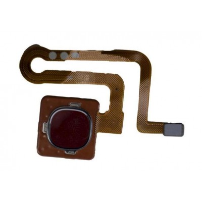 Fingerprint Sensor Flex Cable For Vivo Y11 2019 Red By - Maxbhi Com