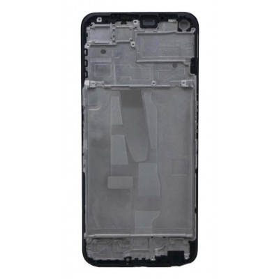 Lcd Frame Middle Chassis For Realme 8i Black By - Maxbhi Com