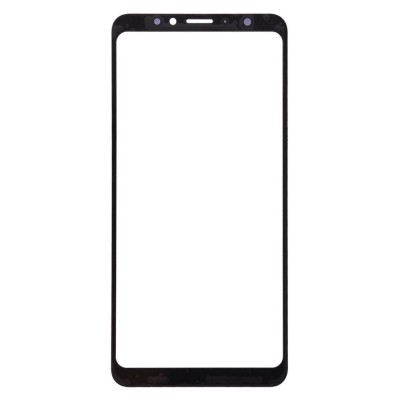 Replacement Front Glass For Meizu V8 Black By - Maxbhi Com
