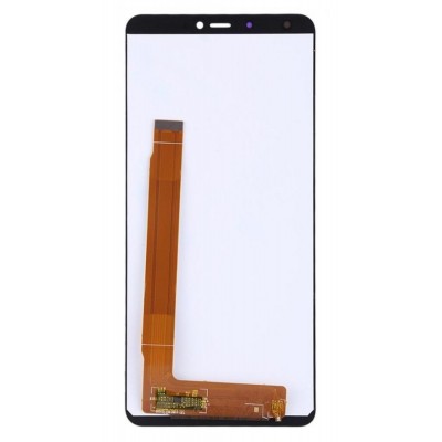 Lcd With Touch Screen For Wiko View Max White By - Maxbhi Com