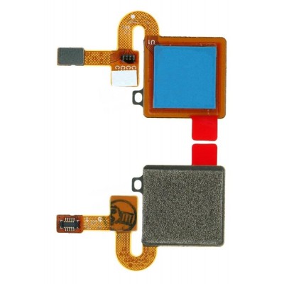 Fingerprint Sensor Flex Cable For Xiaomi Redmi Note 5 Plus Blue By - Maxbhi Com