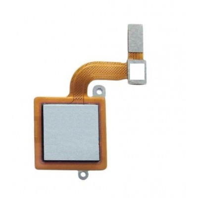 Fingerprint Sensor Flex Cable For Lenovo K6 Note 3gb Ram Silver By - Maxbhi Com